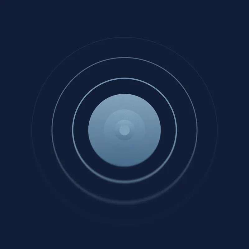 Concentric rings tracking live market exposure